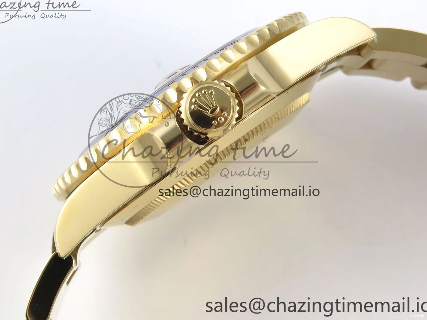 Black Bracelet 904L 126618 Best LN 1:1 Ceramic YG Submariner THBF Edition SH3235 41mm on 0102